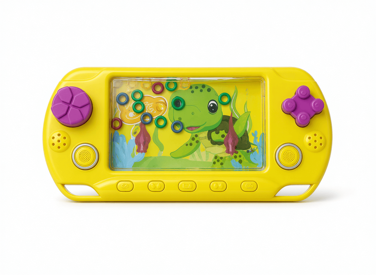 Yellow Turtle Water Ring Toss Game